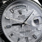 Rolex Day-Date White Gold “Meteorite”  Baguette Diamond Dial 40mm