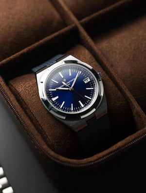 Vacheron Constantine Overseas Blue dial Stainless Steel