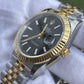 Rolex Datejust 2 tone yellow gold black dial Jubilee bracelet 41mm