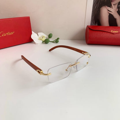 Cartier Decor C Wood frame yellow gold