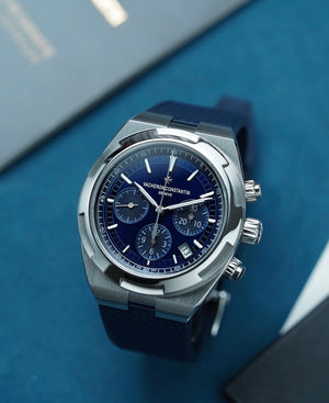 Vacheron Constantin Overseas Chronograph Blue Dial Stainless Steel