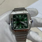 Santos de Cartier Green dial Large size