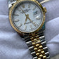 Rolex Datejust 2 tone yellow gold white dial Jubilee bracelet 36mm