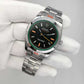Rolex Milgauss Black and Green 40mm