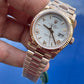 Rolex Day-Date Rose Gold White dial 36mm