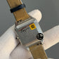 Cartier Santos Dumont Blue leather Small Size