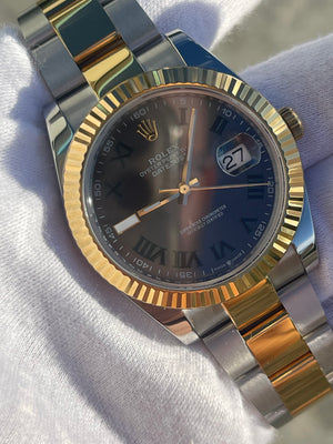 Rolex Datejust “Wimbledon” 2 tone Oyster bracelet 41mm
