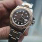 Rolex Yacht-Master 2 tone Rose Gold Chocolate Dial 40mm