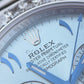 Rolex Daytona Platinum Ice Blue Arabic Dial Diamond Bezel New model 4131