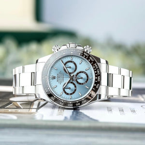 Rolex Daytona Platinum Ice Blue New model 4131