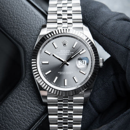Rolex Datejust Slate Dial Jubilee bracelet 41mm