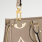 Louis Vuitton On The Go East West - Dove Cream with LV monogram