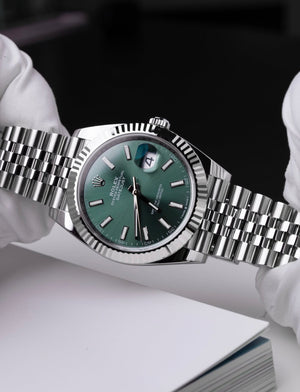 Rolex Datejust Mint dial Jubilee bracelet 41mm
