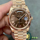 Rolex Day-Date Rose Gold Chocolate Dial 40mm