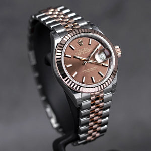Rolex Lady-Datejust Chocolate dial Jubilee bracelet 28mm