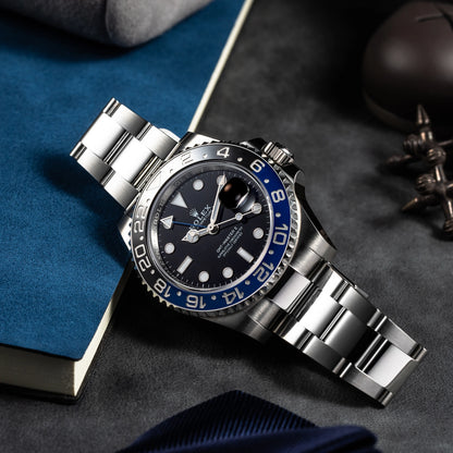 Rolex GMT Master-II “Batman” Osyter Bracelet 40mm