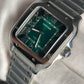 Santos de Cartier Green dial Large size