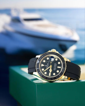 Rolex Yacht-Master Yellow Gold Black Dial 40mm