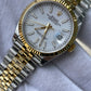 Rolex Datejust 2 tone yellow gold white dial Jubilee bracelet 36mm