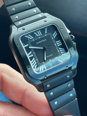 Santos de Cartier Full Black Large size