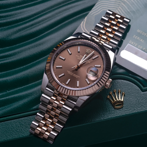 Rolex Datejust Chocolate dial Jubilee bracelet 41mm