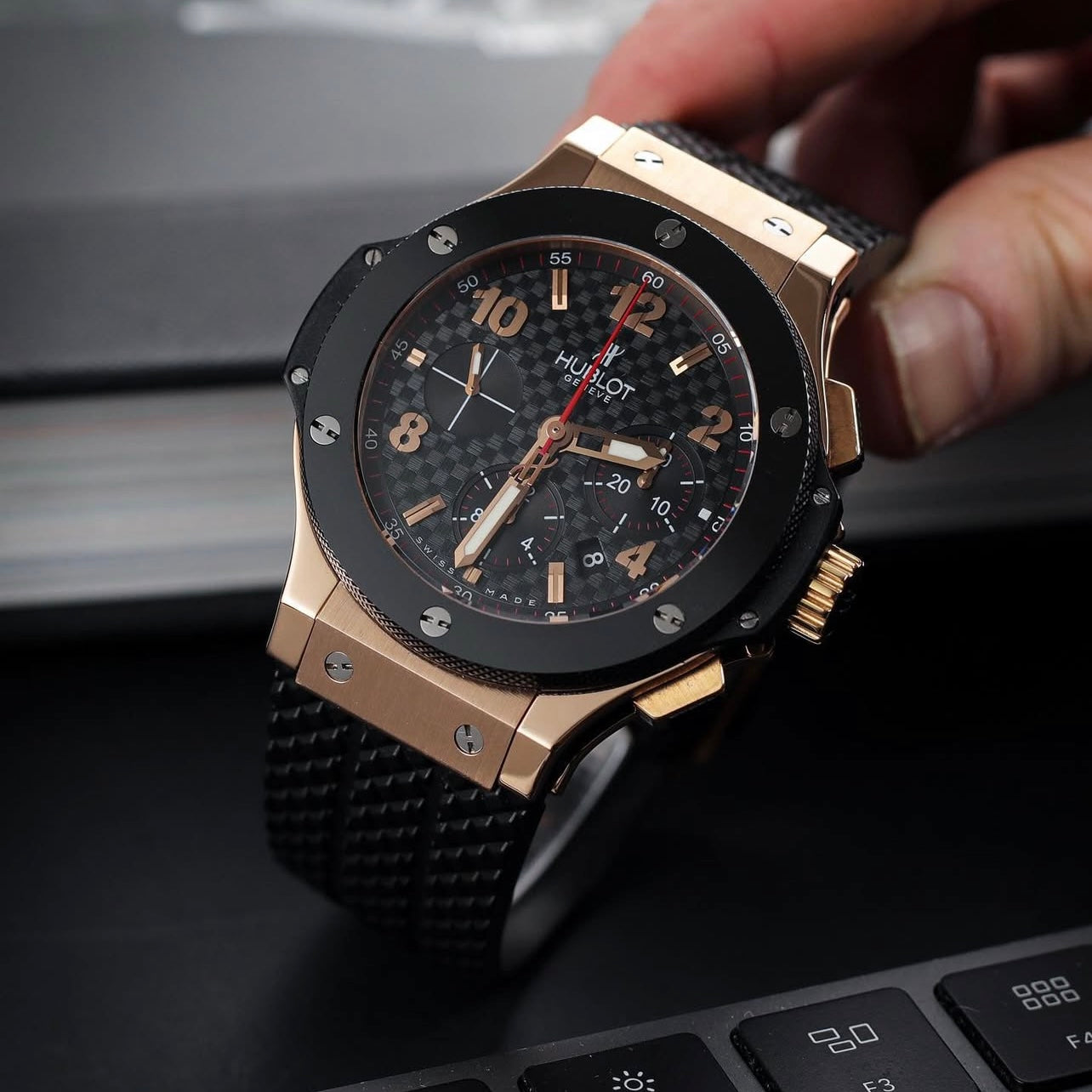 Hublot Big Bang Rose Gold Chronograph 44mm