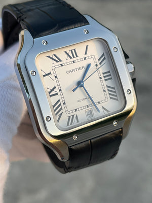 Santos de Cartier Large size Custom leather strap