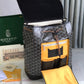 Goyard Alpin MM Backpack Black Goyardine Canvas