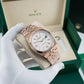 Rolex Land-Dweller Rose Gold white dial 40mm