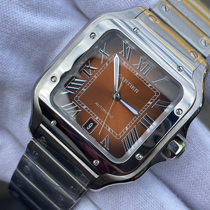 Santos de Cartier Brown dial Large size