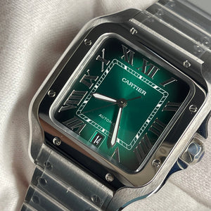 Santos de Cartier Green dial Large size