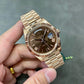 Rolex Day-Date Rose Gold Chocolate Dial 40mm