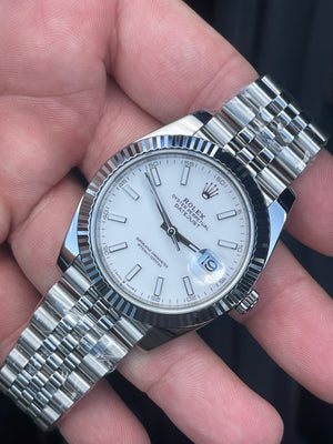 Rolex Datejust White dial Jubilee 41mm