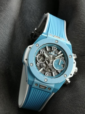 Hublot Big Bang Unico Blue Ceramic Chronograph 44mm
