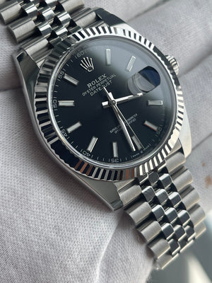 Rolex Datejust Black dial Jubilee 41mm