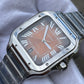 Santos de Cartier Brown dial Large size