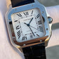 Santos de Cartier Large size Custom leather strap