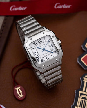 Santos de Cartier White dial medium size