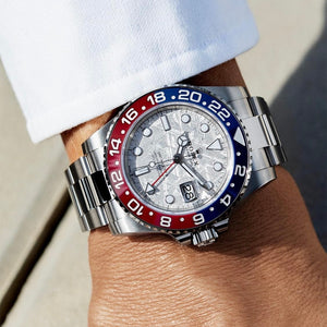 Rolex GMT Master-II “Pepsi” METEORITE” Osyter Bracelet 40mm