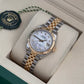 Rolex Lady-Datejust Mother-of-pearl dial 2 tone Yellow Gold Jubilee bracelet 28mm