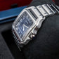 Santos de Cartier Blue dial Large size