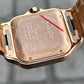 Santos de Cartier Rose gold white dial Large size