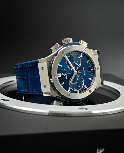 Hublot Classic Fusion Chronograph Blue dial 45mm