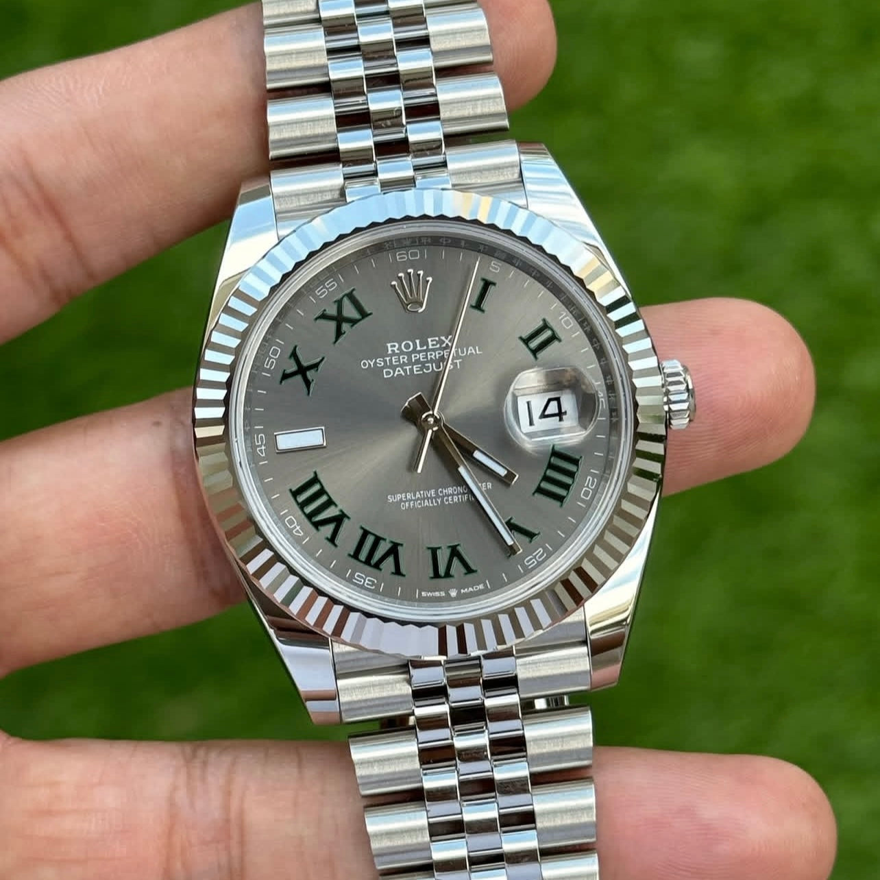 Rolex Datejust “Wimbledon” Jubilee bracelet 41mm