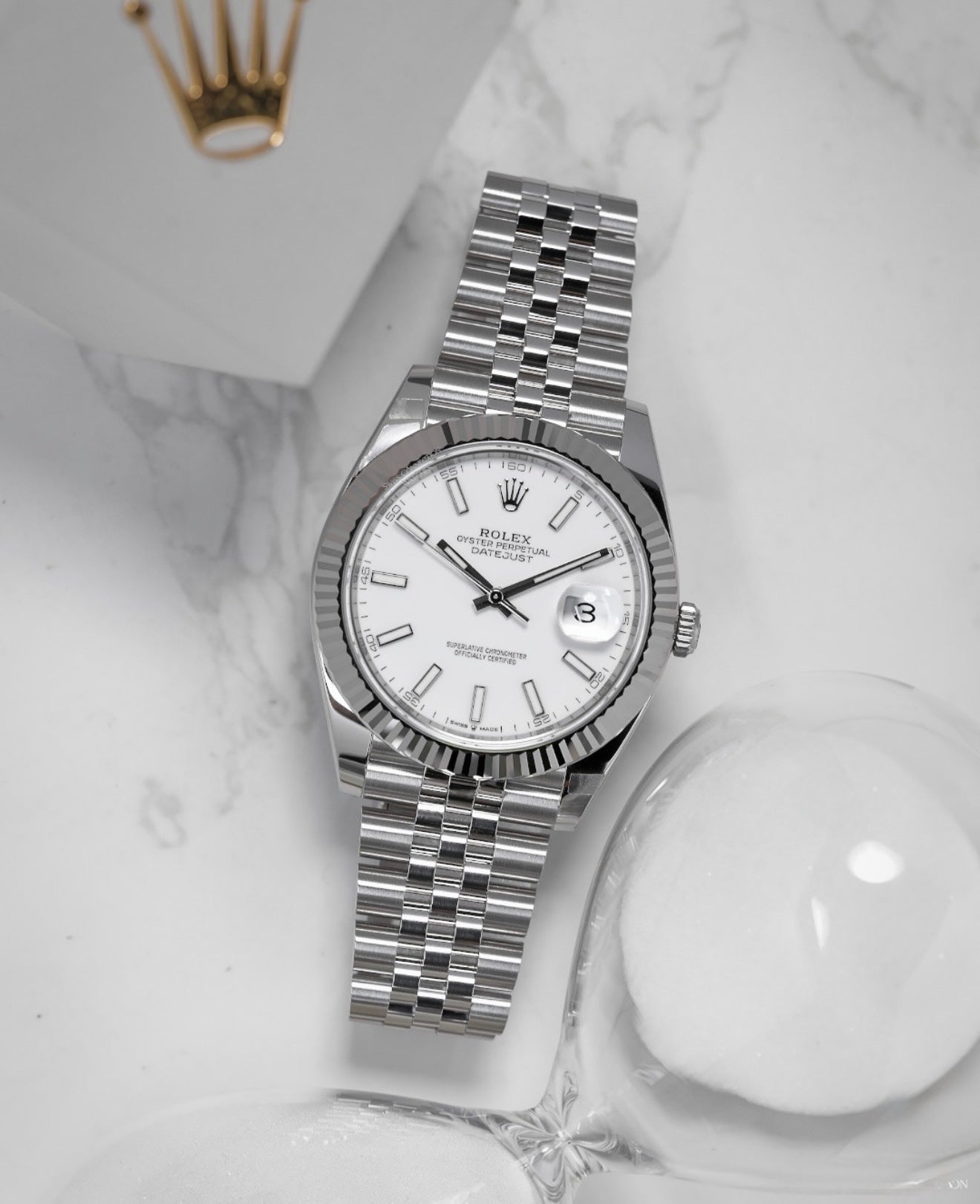 Rolex Datejust White dial Jubilee 41mm
