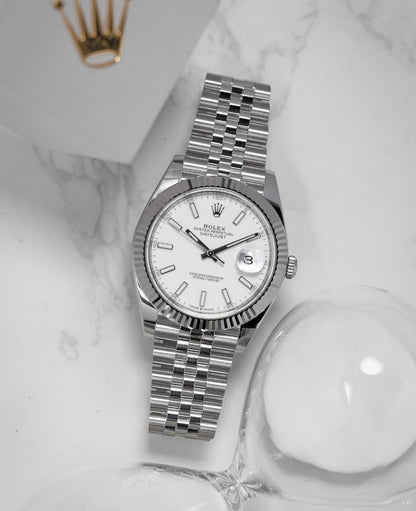 Rolex Datejust White dial Jubilee 41mm