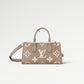 Louis Vuitton On The Go East West - Dove Cream with LV monogram