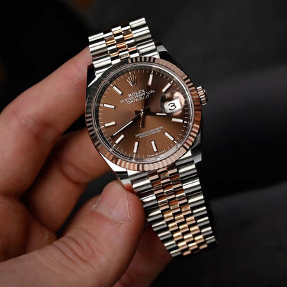 Rolex Datejust Chocolate dial Jubilee bracelet 41mm
