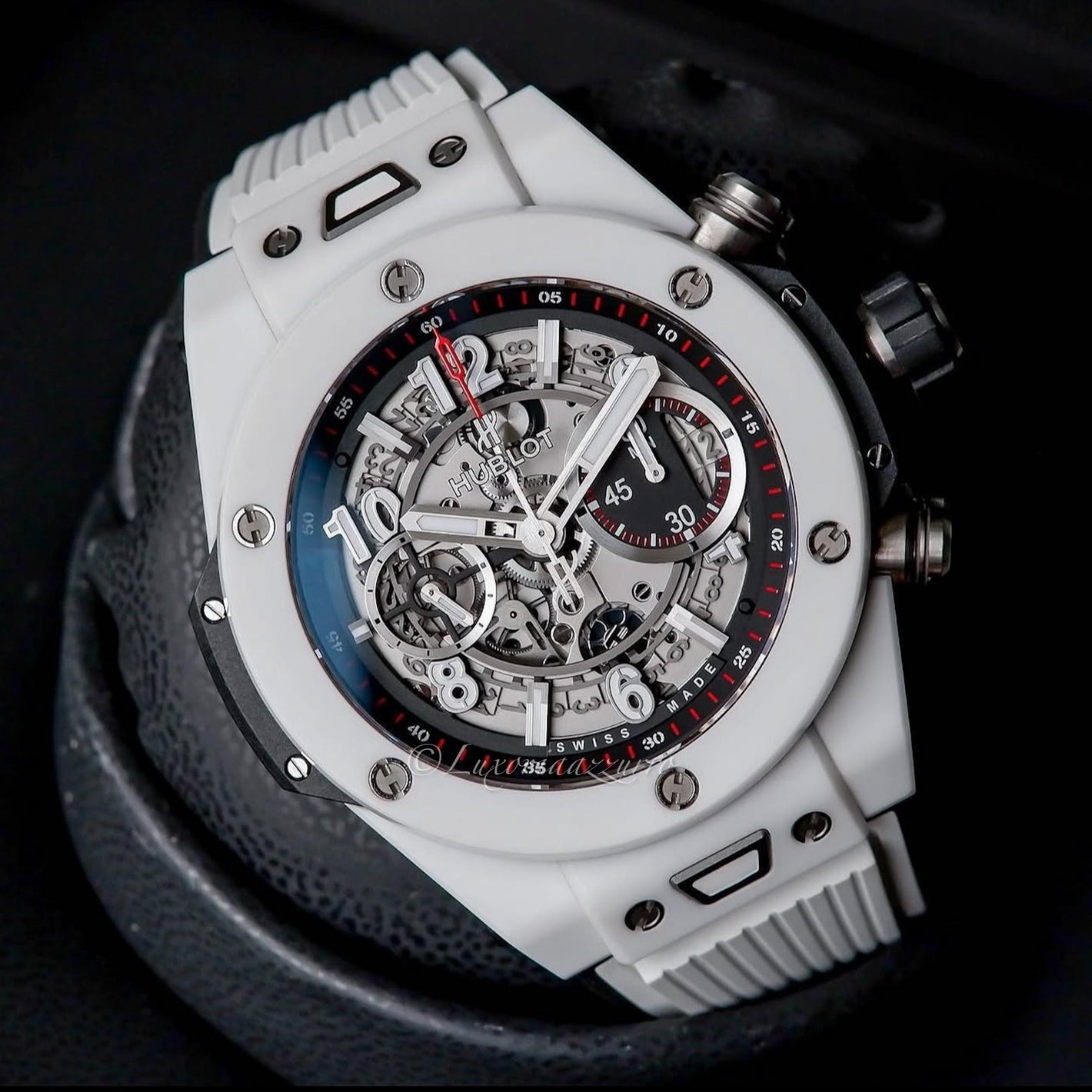 Hublot Big Bang Unico White Ceramic Chronograph 44mm