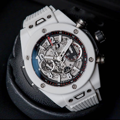 Hublot Big Bang Unico White Ceramic Chronograph 44mm